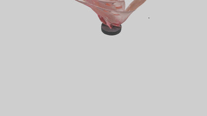 Flowing Flower Petal Sculpture model 3D model