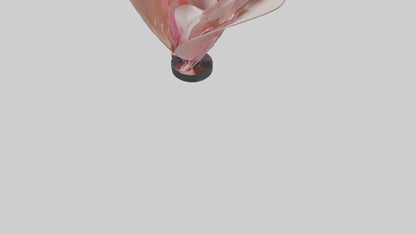 Flowing Flower Petal Sculpture model 3D model