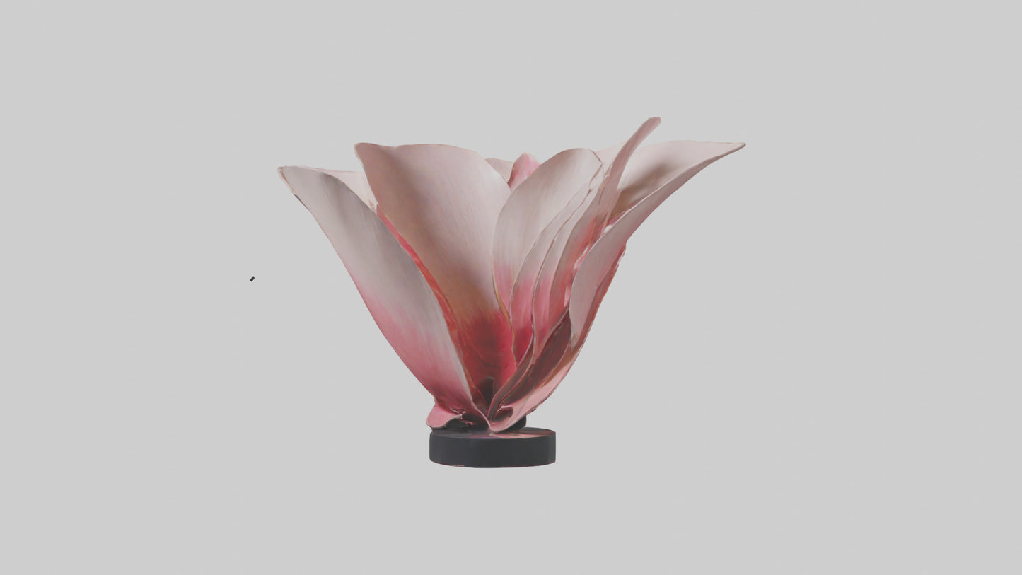Flowing Flower Petal Sculpture model 3D model