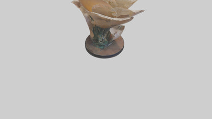 Flowing Flower Sculpture model 3D model