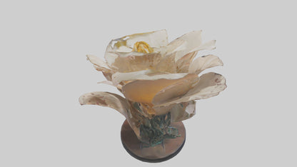 Flowing Flower Sculpture model 3D model