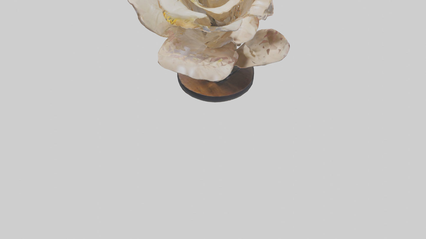 Flowing Flower Sculpture model 3D model