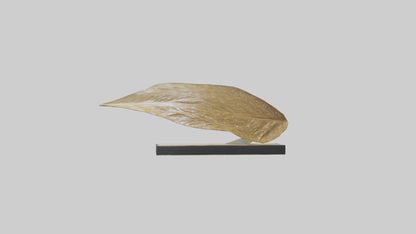 3D model Flowing Leaf Structure Sculpture model VR / AR / low-poly