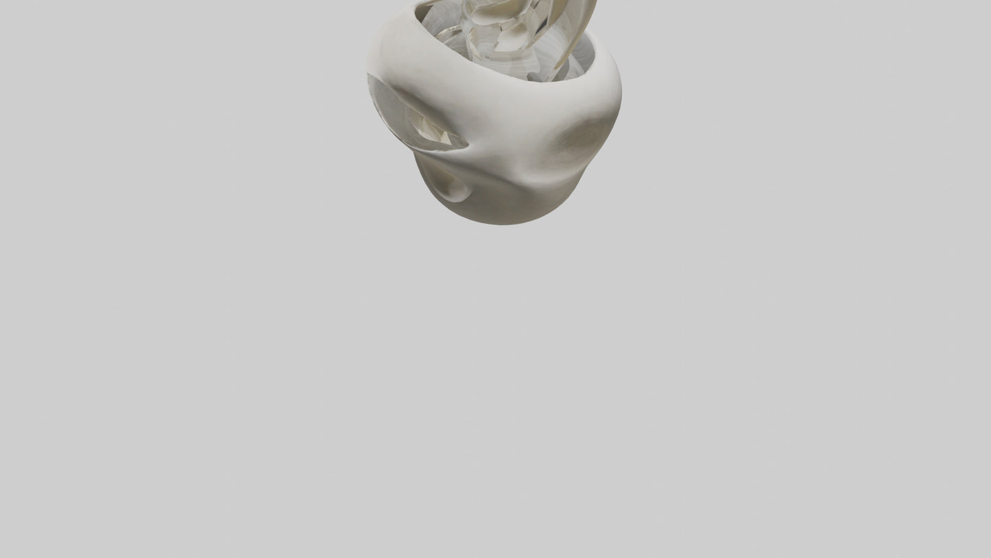 Flowing Organic Form Sculpture model 3D model