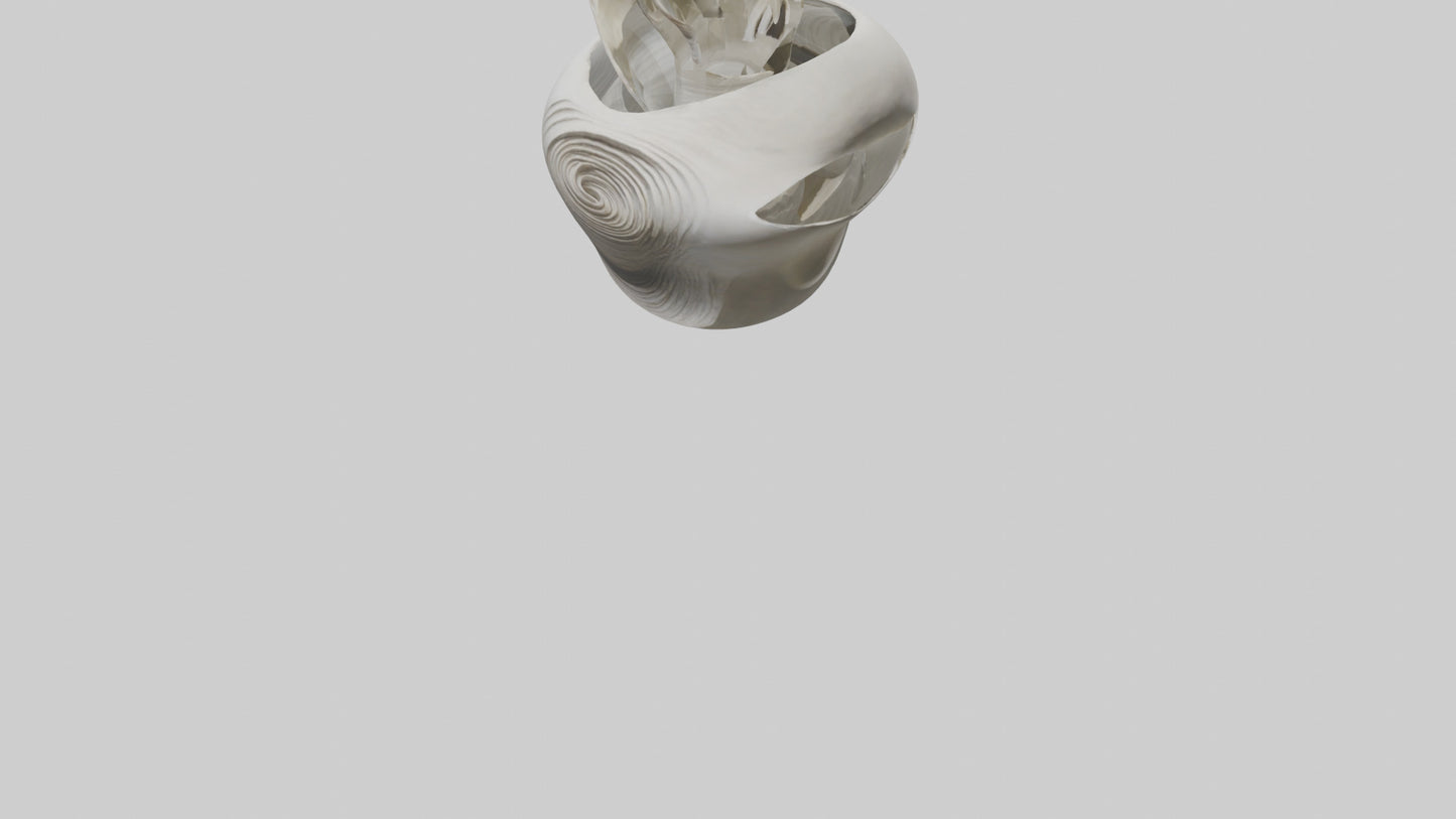 Flowing Organic Form Sculpture model 3D model