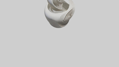 Flowing Organic Form Sculpture model 3D model