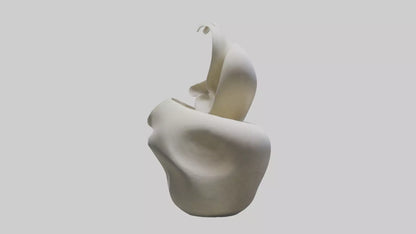 Flowing Organic Form Sculpture model 3D model