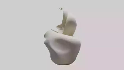 Flowing Organic Form Sculpture model 3D model