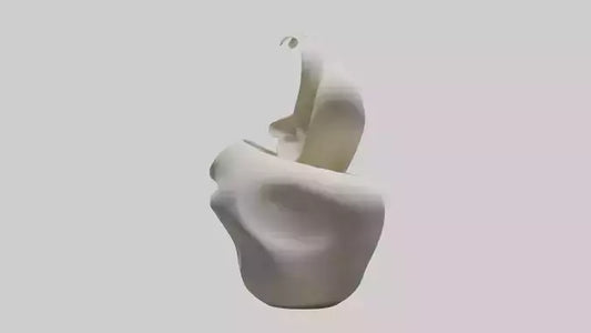 Flowing Organic Form Sculpture model 3D model