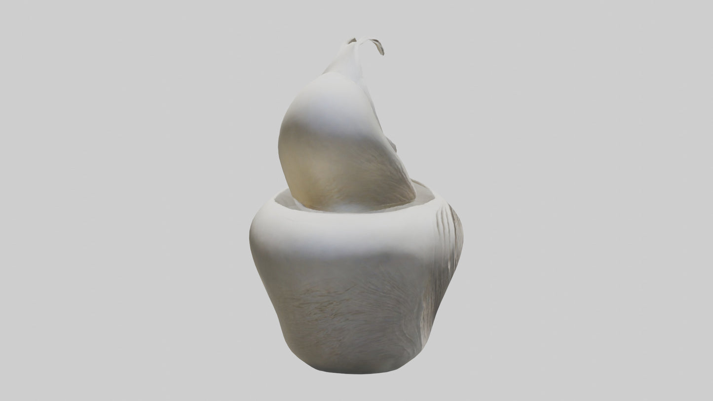 Flowing Organic Form Sculpture model 3D model