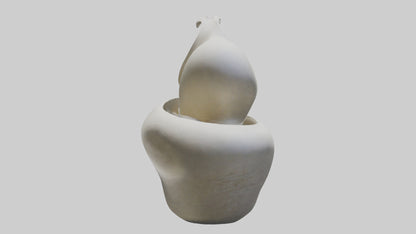 Flowing Organic Form Sculpture model 3D model