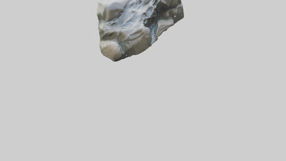 Flowing River Stone Sculpture model 3D model