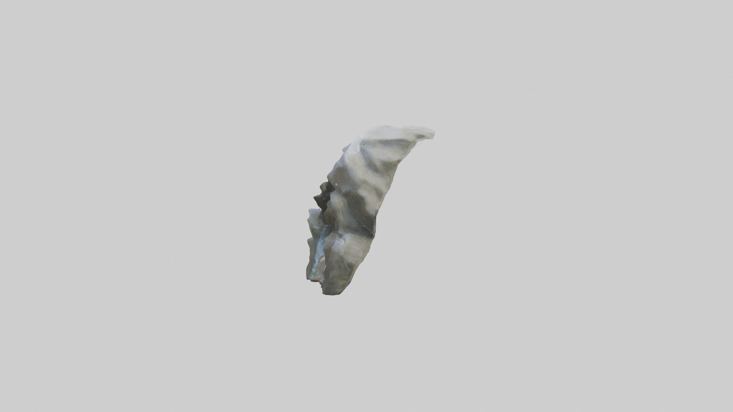 Flowing River Stone Sculpture model 3D model