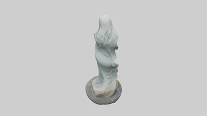 Flowing Riverstone statue model VR / AR / low-poly