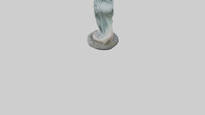 Flowing Riverstone statue model VR / AR / low-poly
