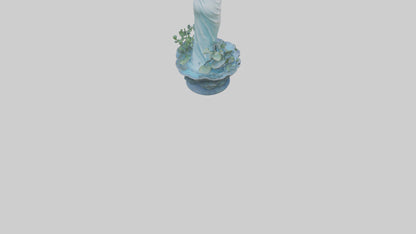 Flowing Water Garden Statue model 3D model