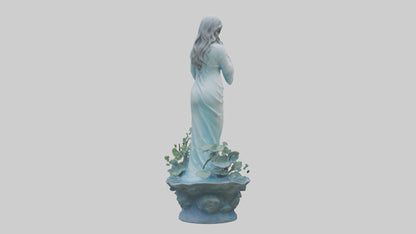 Flowing Water Garden Statue model 3D model