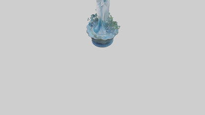 Flowing Water Garden Statue model 3D model