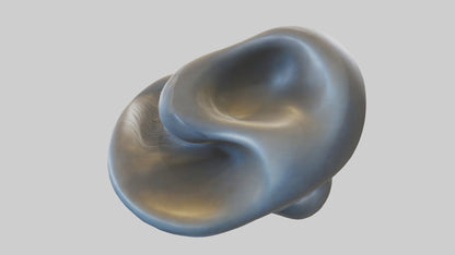 Fluid Organic Shape statue model 3D model