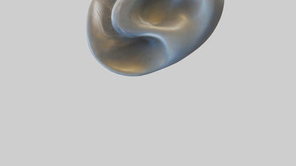 Fluid Organic Shape statue model 3D model