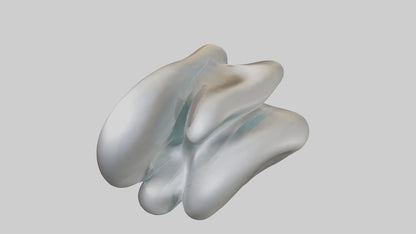 Fluid Organic Shape statue model 3D model