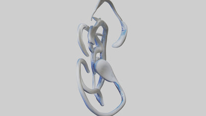 Fluid Stem Sculpture model 3D model
