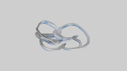 Fluid Stem Sculpture model 3D model