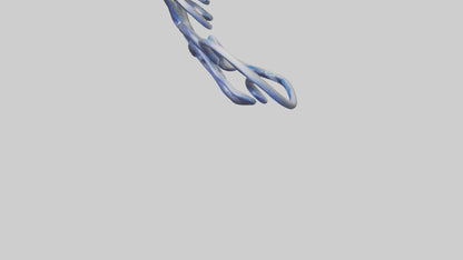 Fluid Stem Sculpture model 3D model