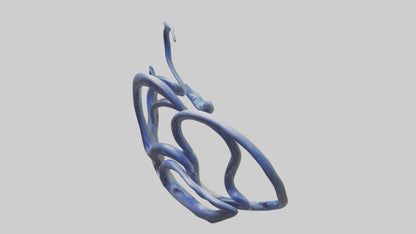 Fluid Stem Sculpture model 3D model