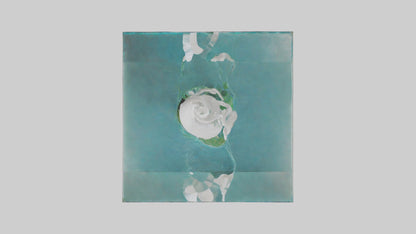 Fluid Water Plant Sculpture model VR / AR / low-poly