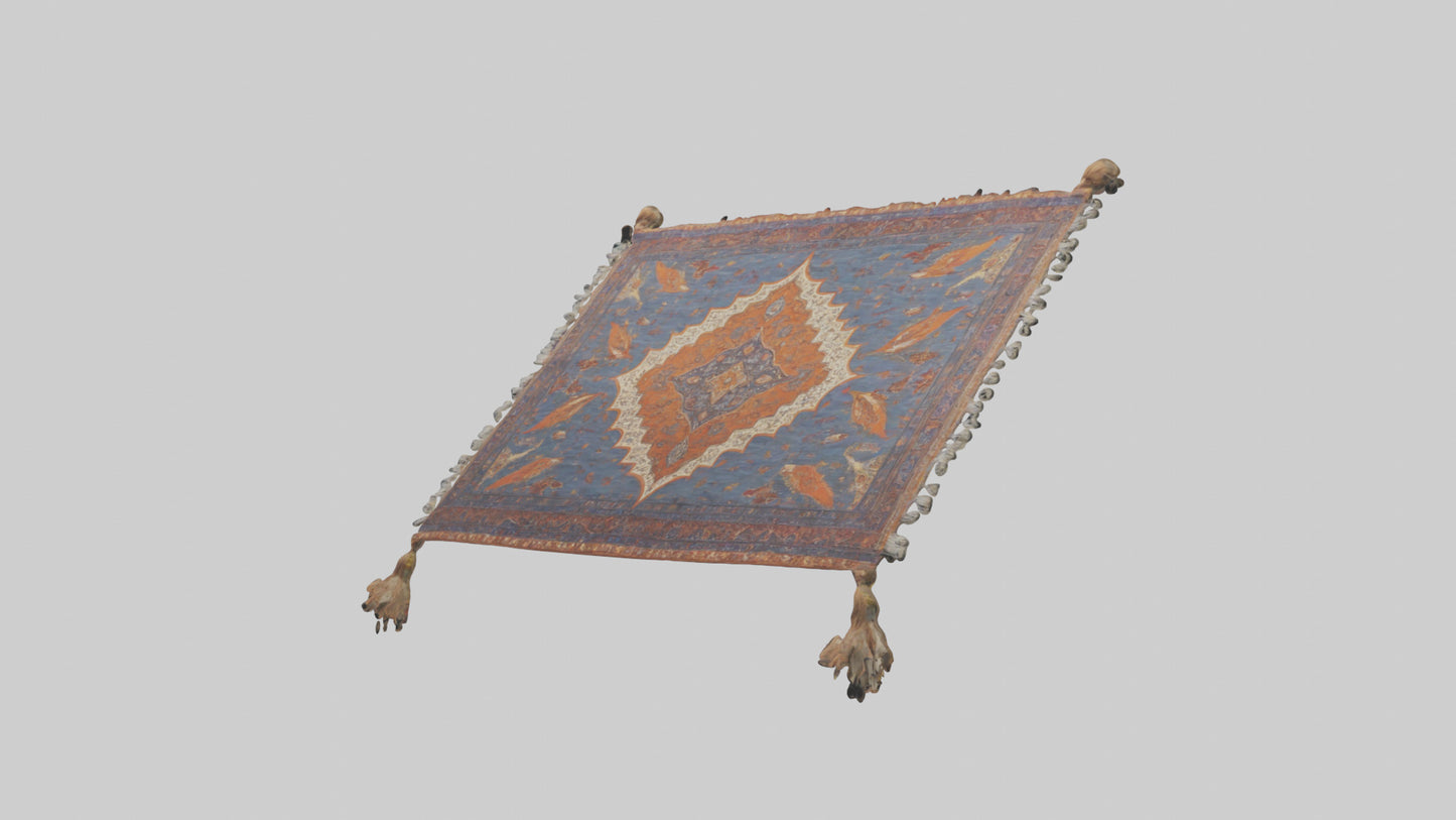 3D model Flying Carpet model VR / AR / low-poly