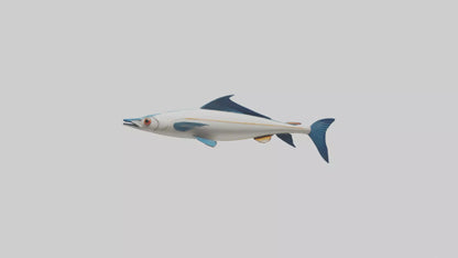 Flying Fish escaping model 3D model