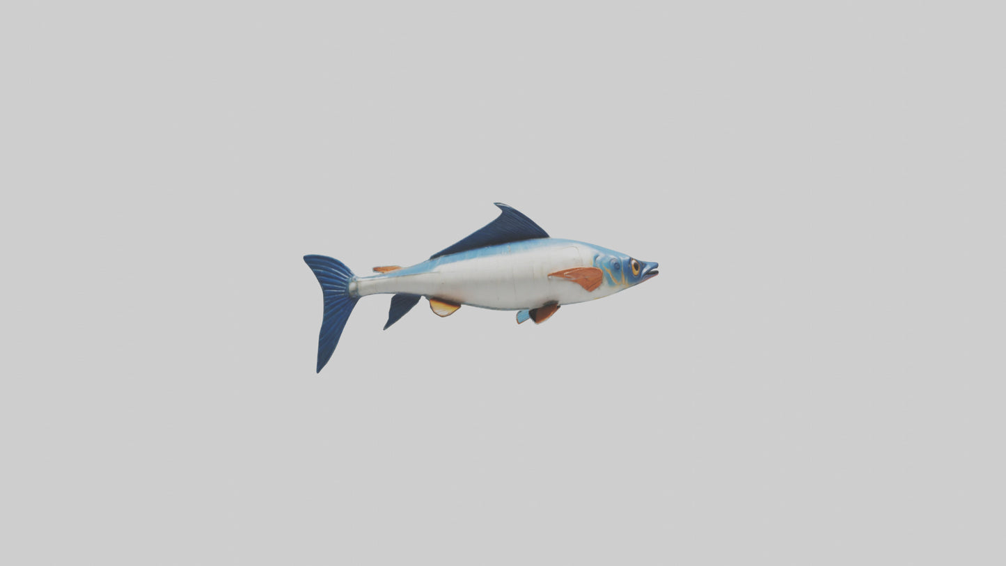Flying Fish escaping model 3D model