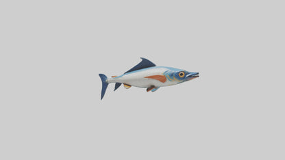 Flying Fish escaping model 3D model