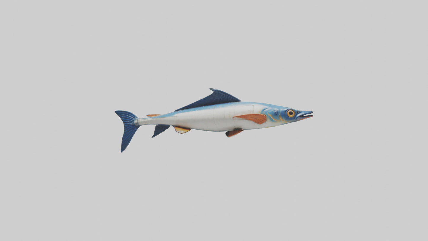 Flying Fish escaping model 3D model