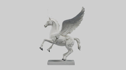 Flying Pegasus statue model 3D model