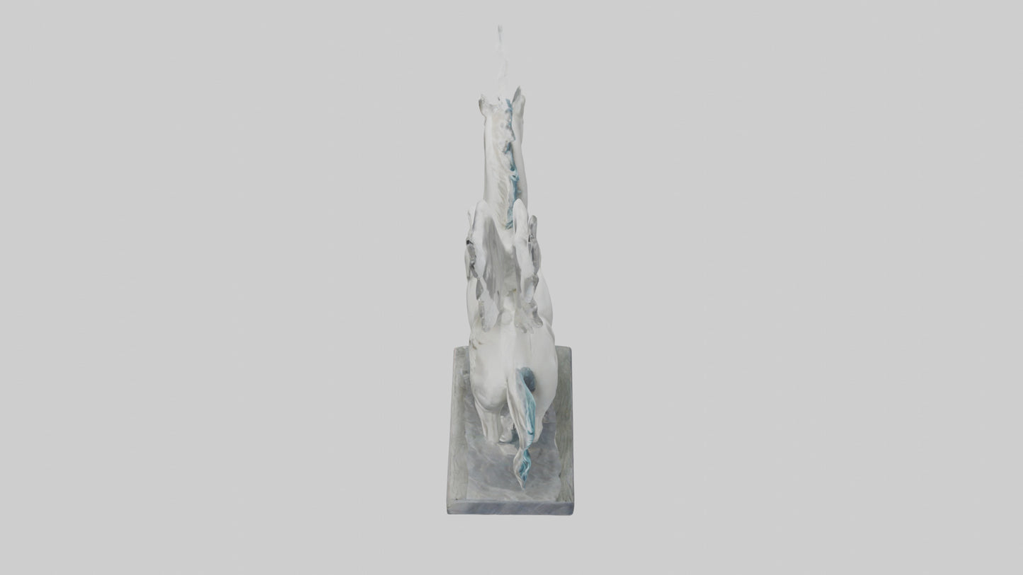 Flying Pegasus statue model 3D model