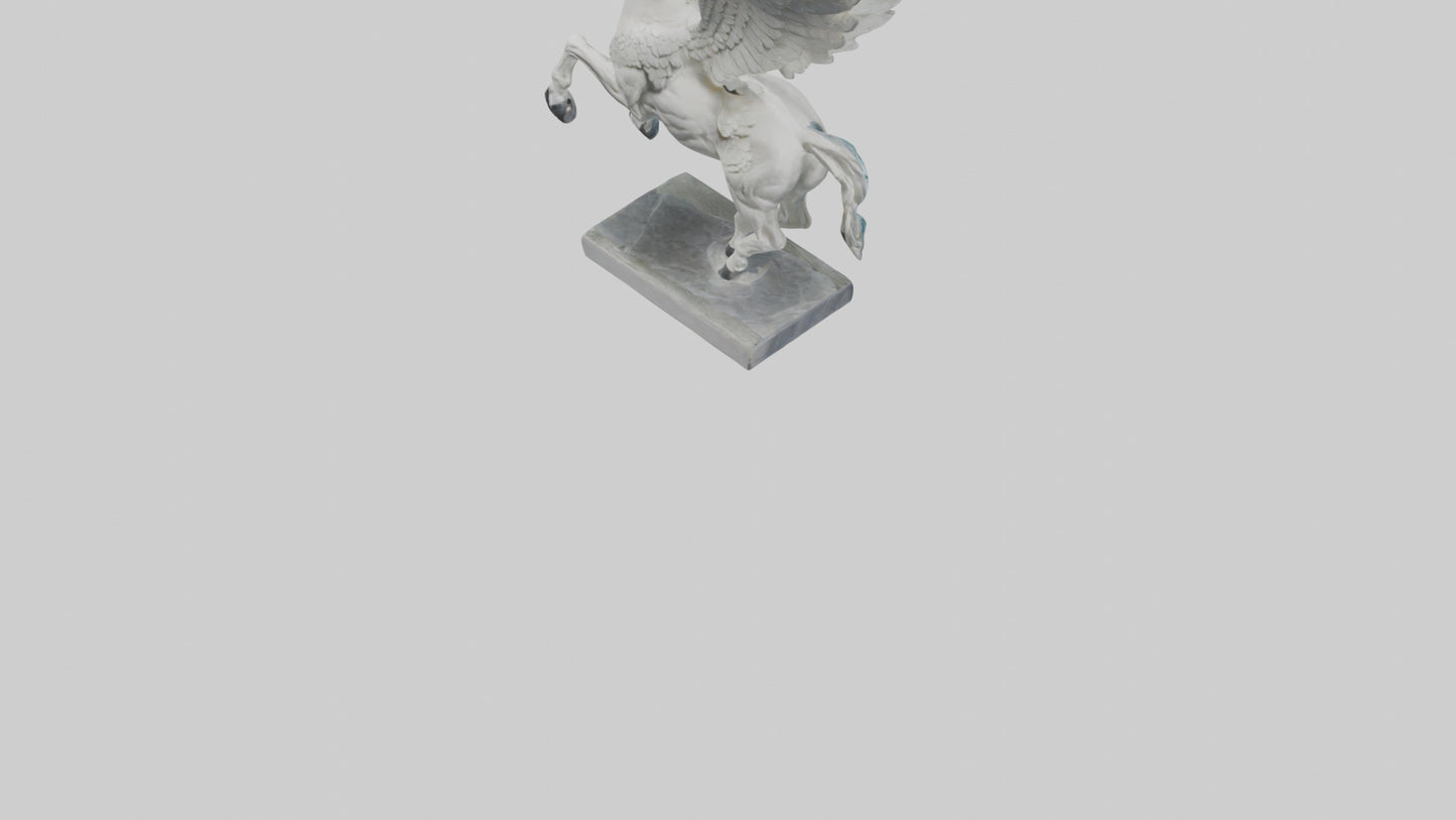 Flying Pegasus statue model 3D model