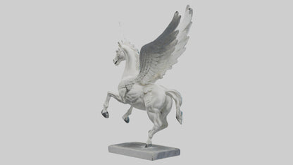 Flying Pegasus statue model 3D model