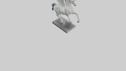 Flying Pegasus statue model 3D model