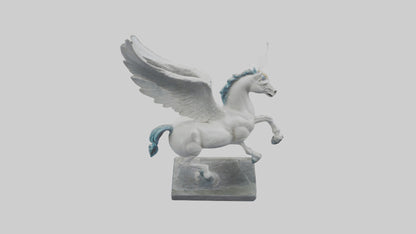 Flying Pegasus statue model 3D model