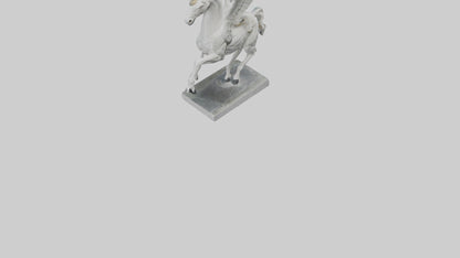 Flying Pegasus statue model 3D model