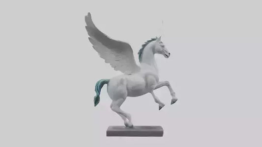 Flying Pegasus statue model 3D model