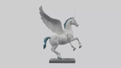 Flying Pegasus statue model 3D model