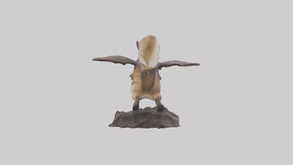 Flying Squirrel statue model 3D model