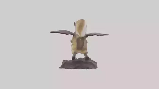 Flying Squirrel statue model 3D model