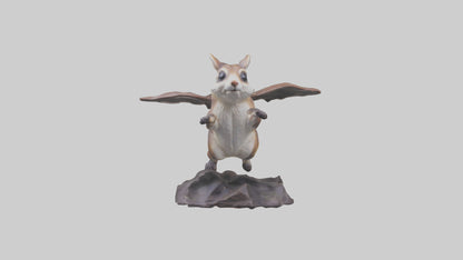 Flying Squirrel statue model 3D model