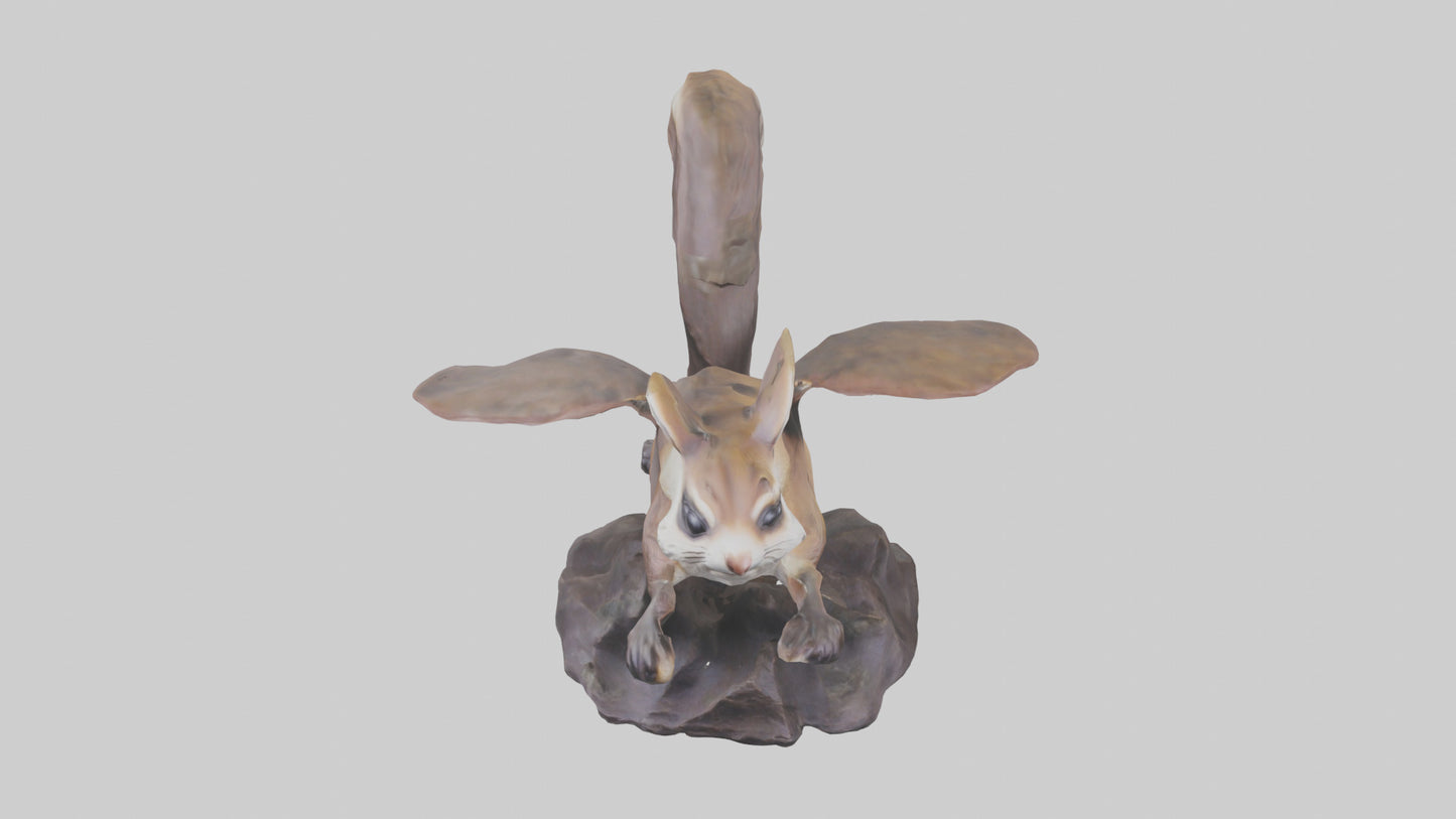Flying Squirrel statue model 3D model