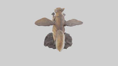 Flying Squirrel statue model 3D model