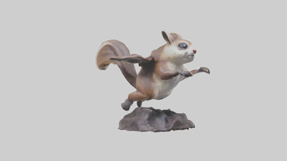 Flying Squirrel statue model 3D model